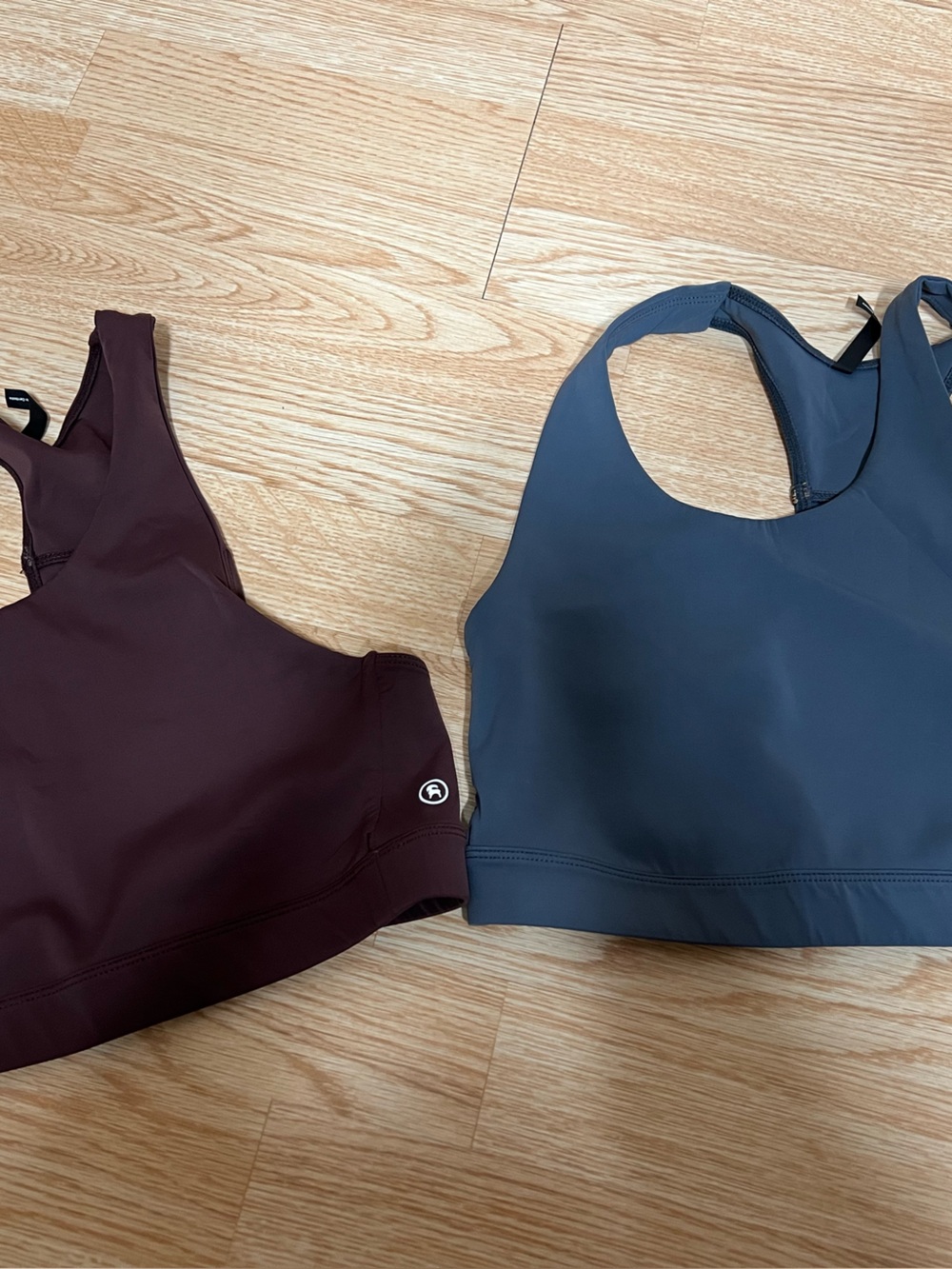 Everyday Support Sports Bra - Burgundy and grey